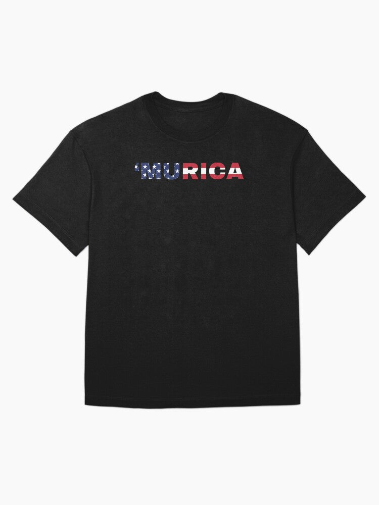 'Murica Us Flag Oversized T-Shirt