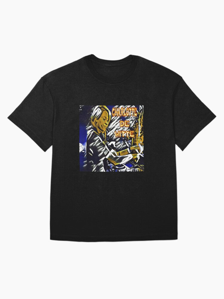 Female dj in the mix techno music Oversized T-Shirt