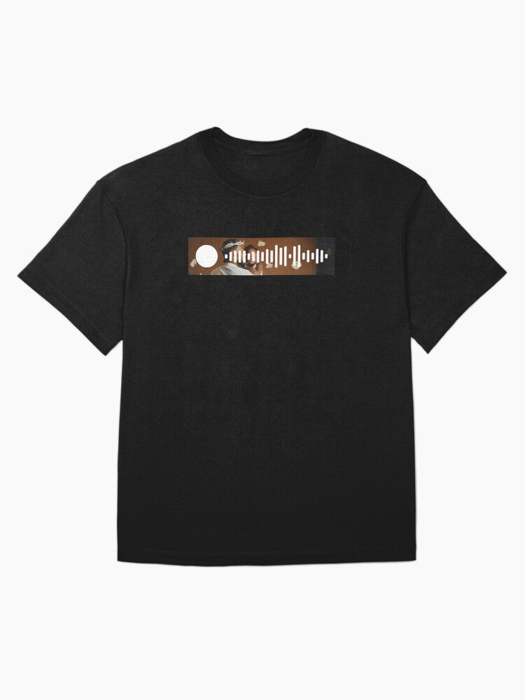 Father Time - Kendrick Lamar Spotify Scan Code Oversized T-Shirt