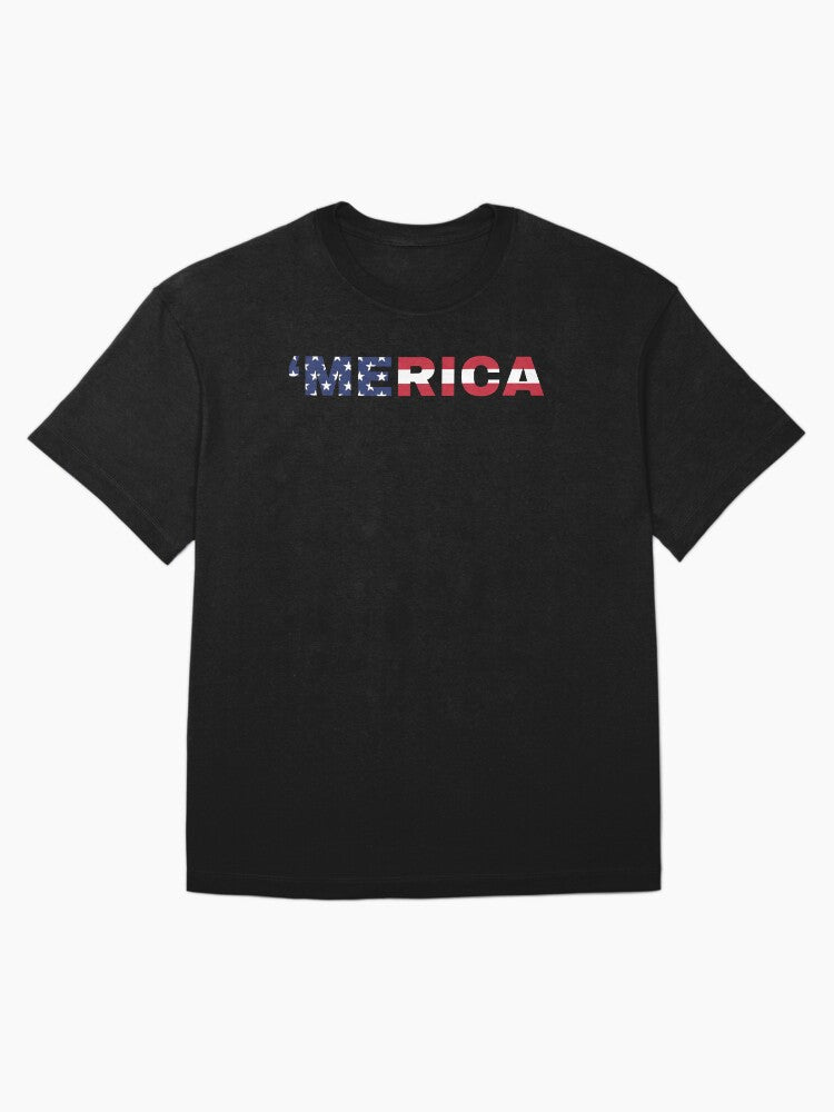 'Merica Us Flag Oversized T-Shirt
