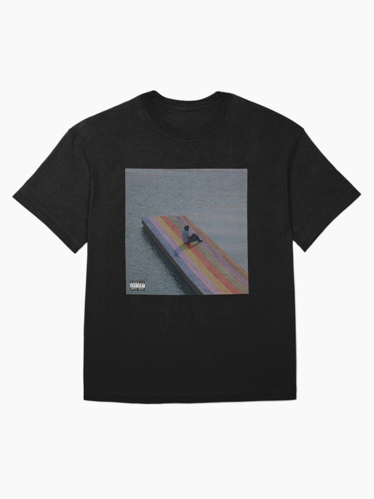 Minimalist Cover Album The Melodic Blue Poster Oversized T-Shirt