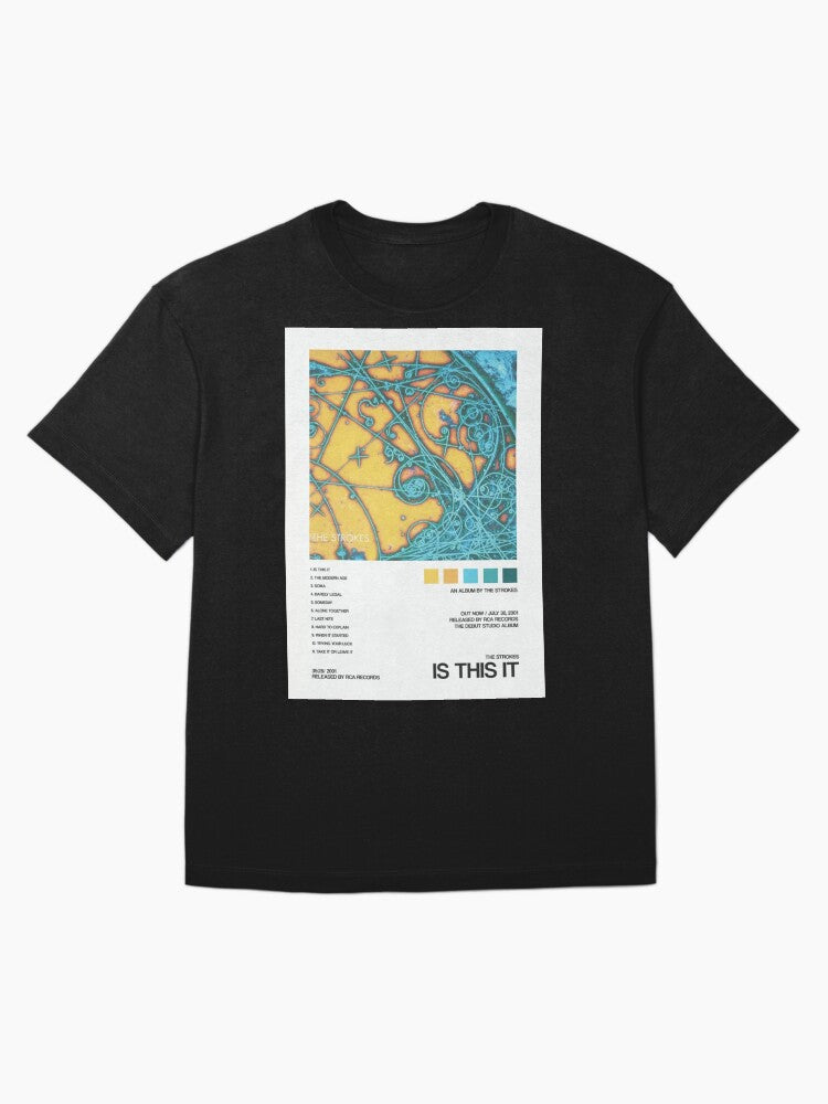 The This Blue Abstract Poster Oversized T-Shirt