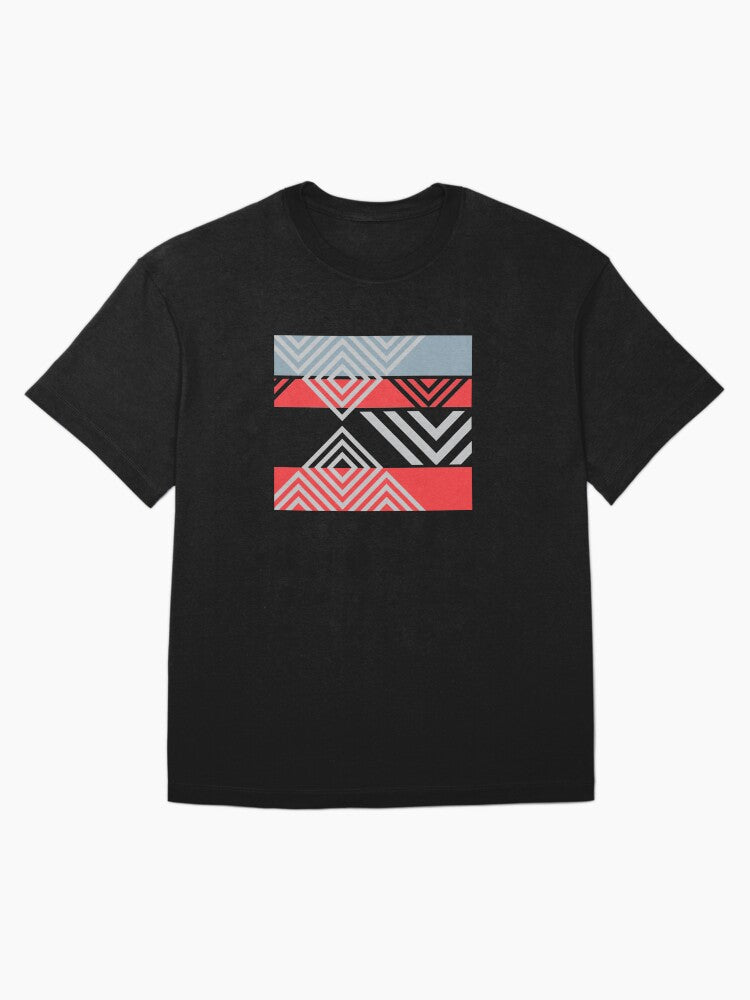 Fastina Modern Stripe Pattern 03 Oversized T-Shirt