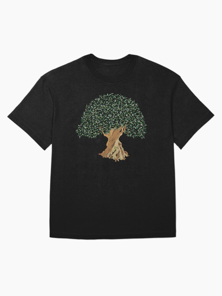 1110 Years Old Olive Tree Oversized T-Shirt