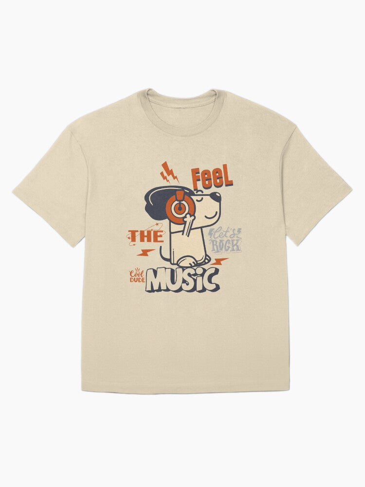 Feel the music Oversized T-Shirt