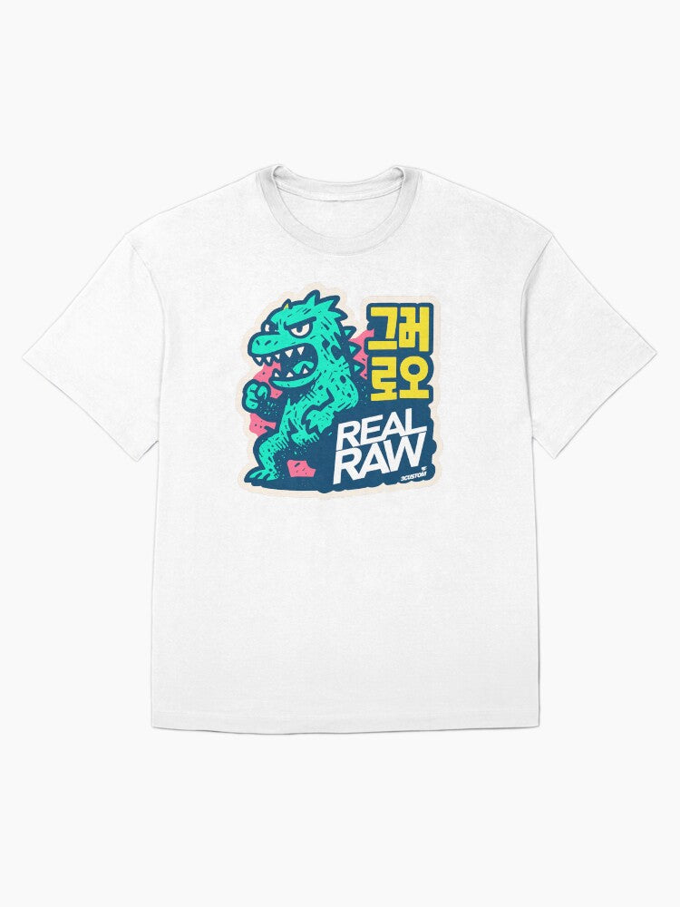 "RAW KAIJU – Urban Monster Style" Oversized T-Shirt