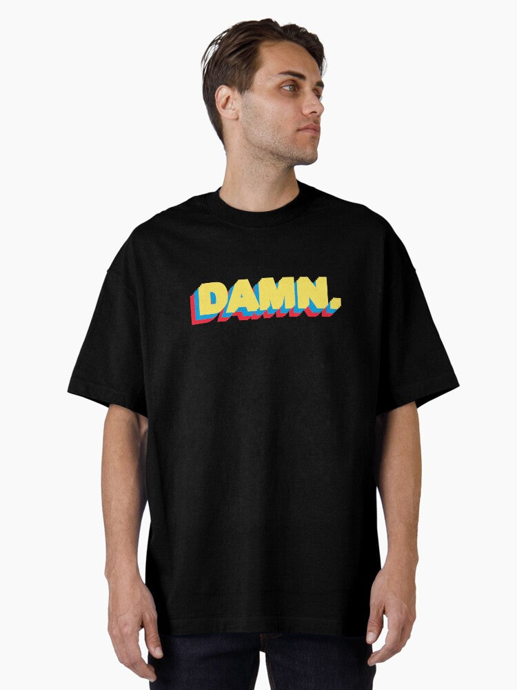 DAMN. Kendrick Lamar Simple Design. Shirt, Hoodie, Sweatshirt and iPhone Case. Oversized T-Shirt