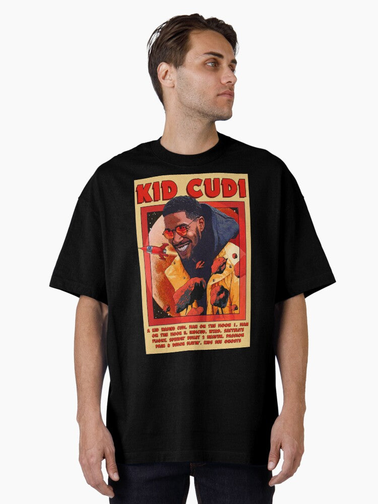 Astronaut Man Poster Oversized T-Shirt