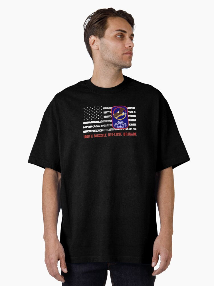 100th Missile Defense Brigade Oversized T-Shirt
