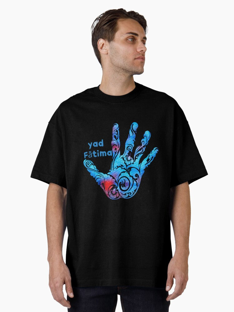 Fatima's Hand Amulet Oversized T-Shirt