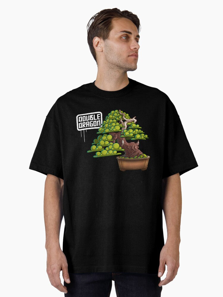 02 Dubble dragon bonsai on white Oversized T-Shirt