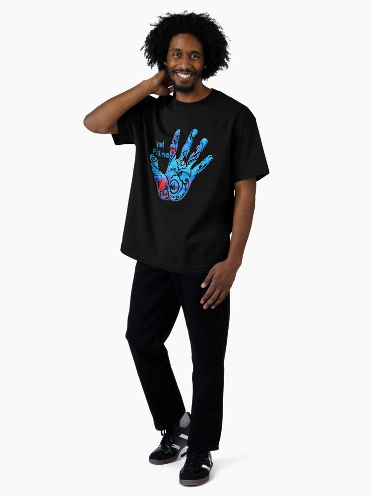 Fatima's Hand Amulet Oversized T-Shirt