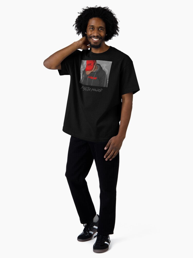 Fight the power Hip Hop Music Oversized T-Shirt