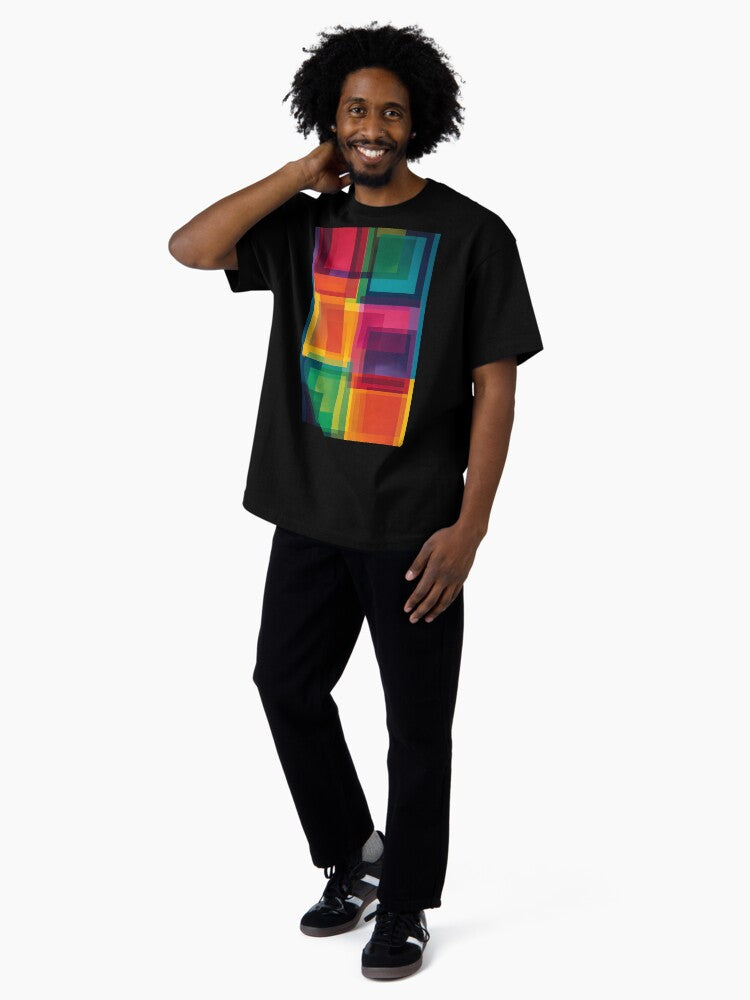 003 Art Speaks to Your Sign Gemini Oversized T-Shirt
