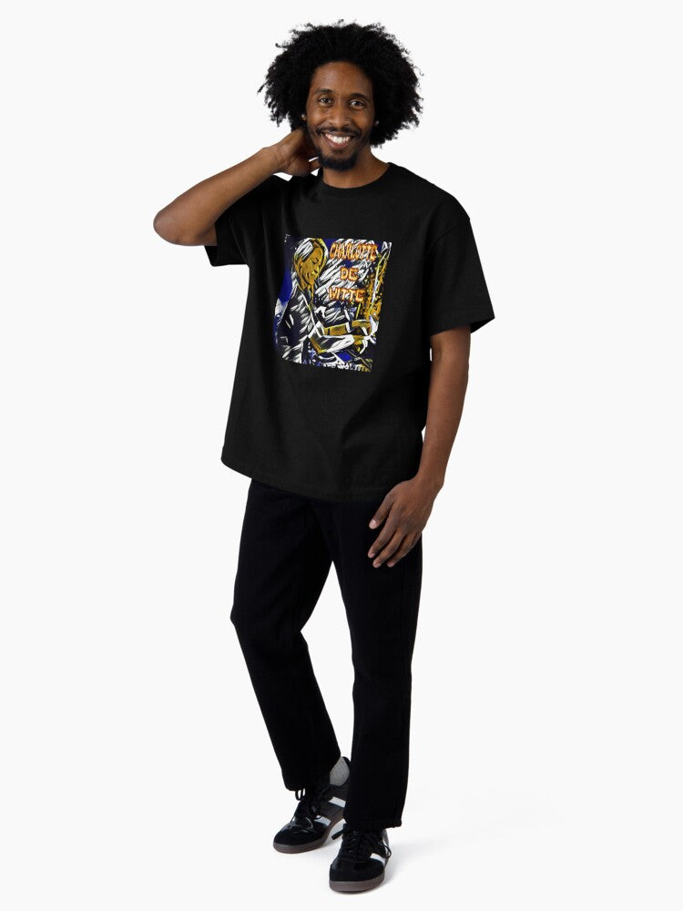 Female dj in the mix techno music Oversized T-Shirt