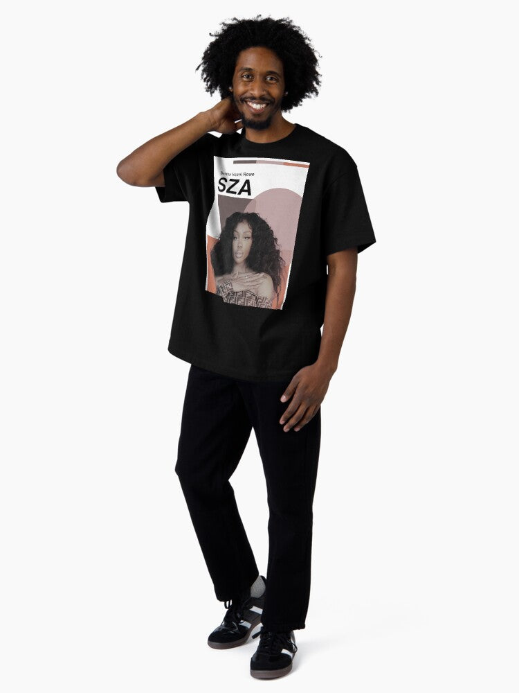 SZA Minimal Design - Great for a poster, sticker, T-Shirt Oversized T-Shirt