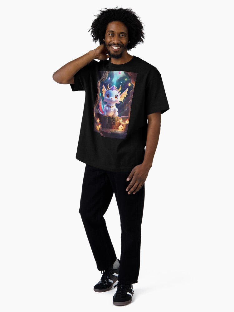 014 Cute Chibi Dragon Oversized T-Shirt