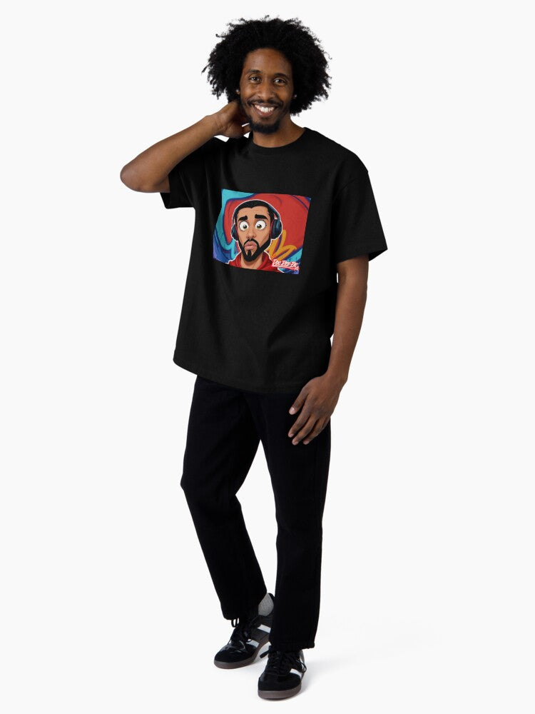 "Run It Back" Doc Red Eye Oversized T-Shirt