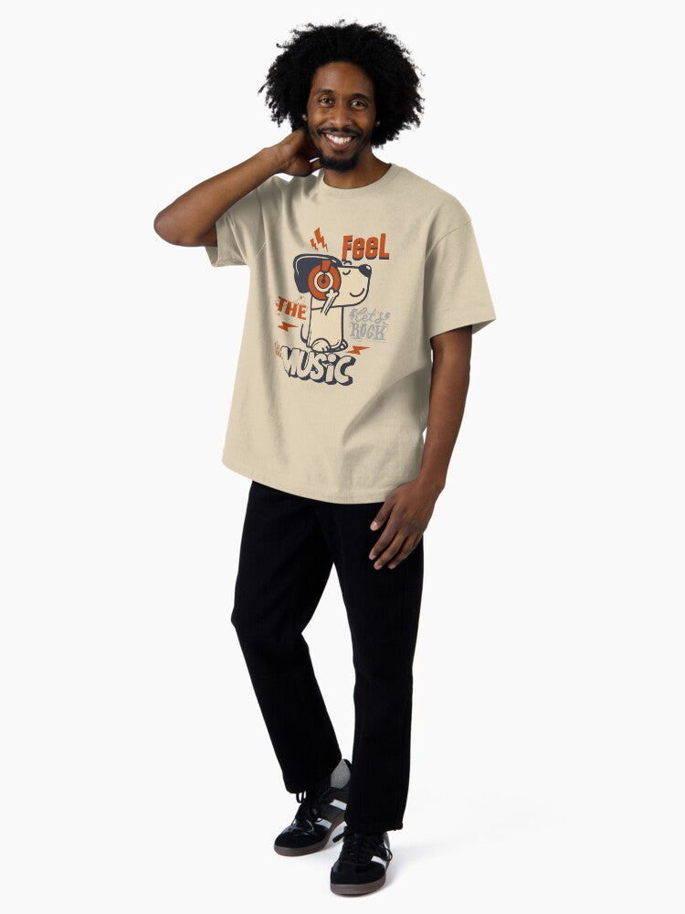 Feel the music Oversized T-Shirt