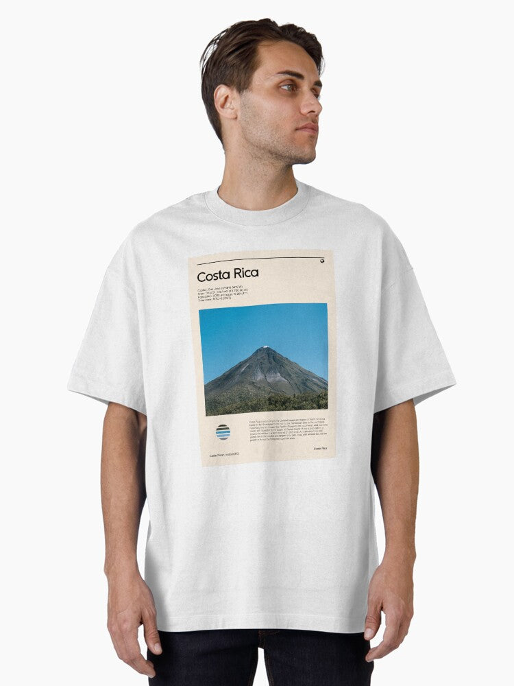 Costa Rica (Travel poster) Oversized T-Shirt
