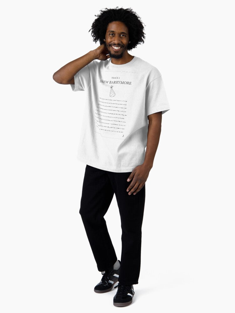 Drew Barrymore SZA Lyrics Oversized T-Shirt