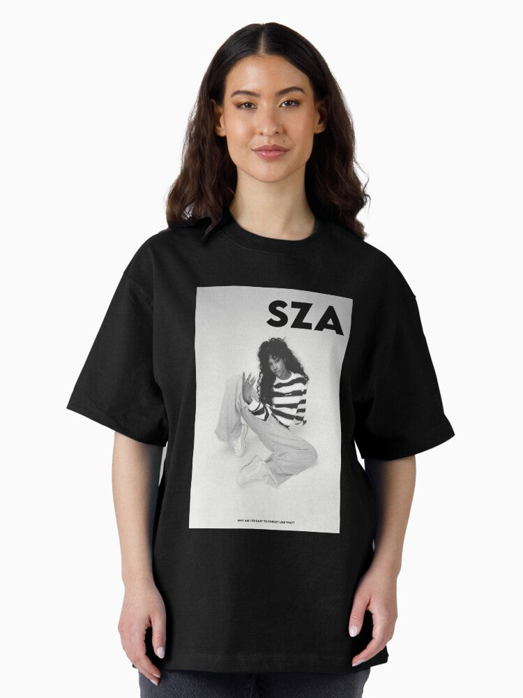 SZA Poster Oversized T-Shirt Style001