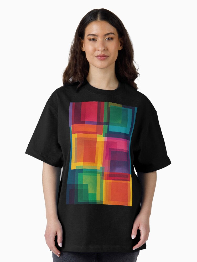 003 Art Speaks to Your Sign Gemini Oversized T-Shirt