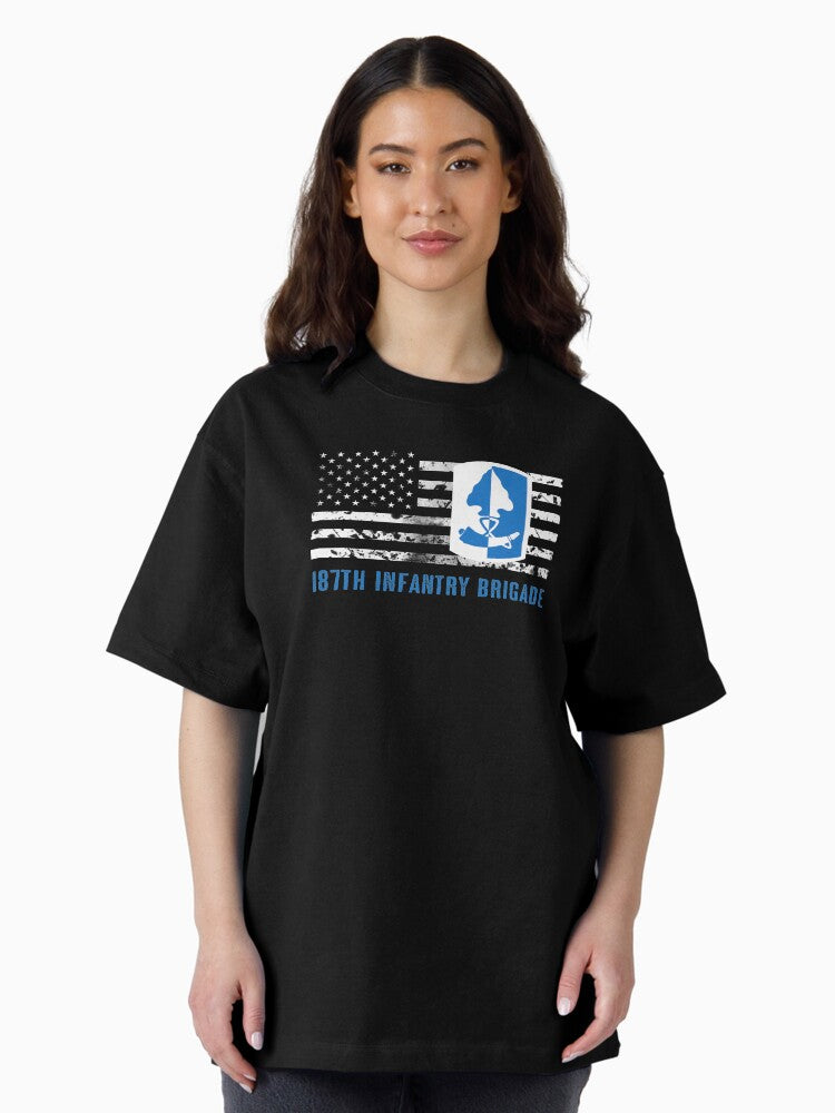 187th Infantry Brigade Oversized T-Shirt
