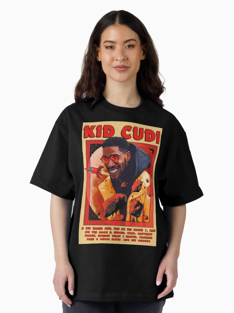 Astronaut Man Poster Oversized T-Shirt