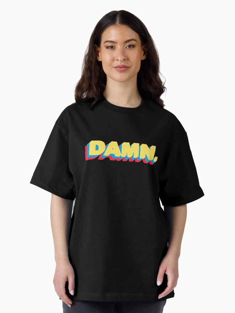 DAMN. Kendrick Lamar Simple Design. Shirt, Hoodie, Sweatshirt and iPhone Case. Oversized T-Shirt