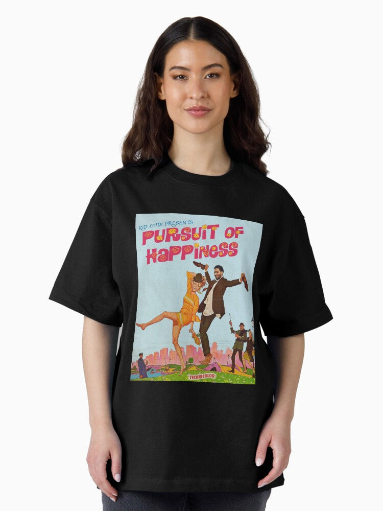 Pursuit Of Happines Cudi Poster Oversized T-Shirt