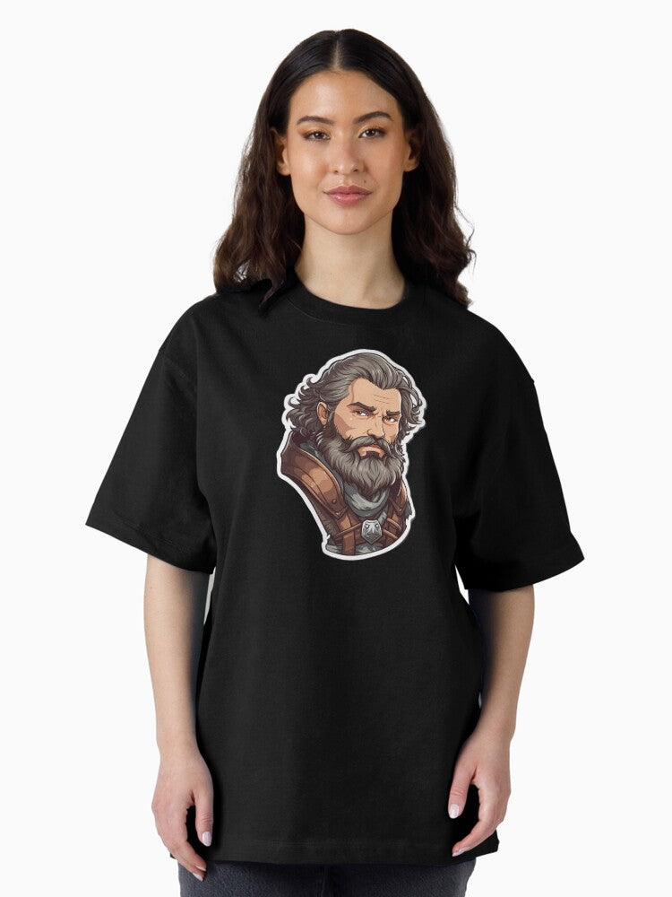 Fierce Weapon Specialist, DND fighter Oversized T-Shirt