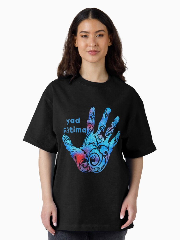 Fatima's Hand Amulet Oversized T-Shirt