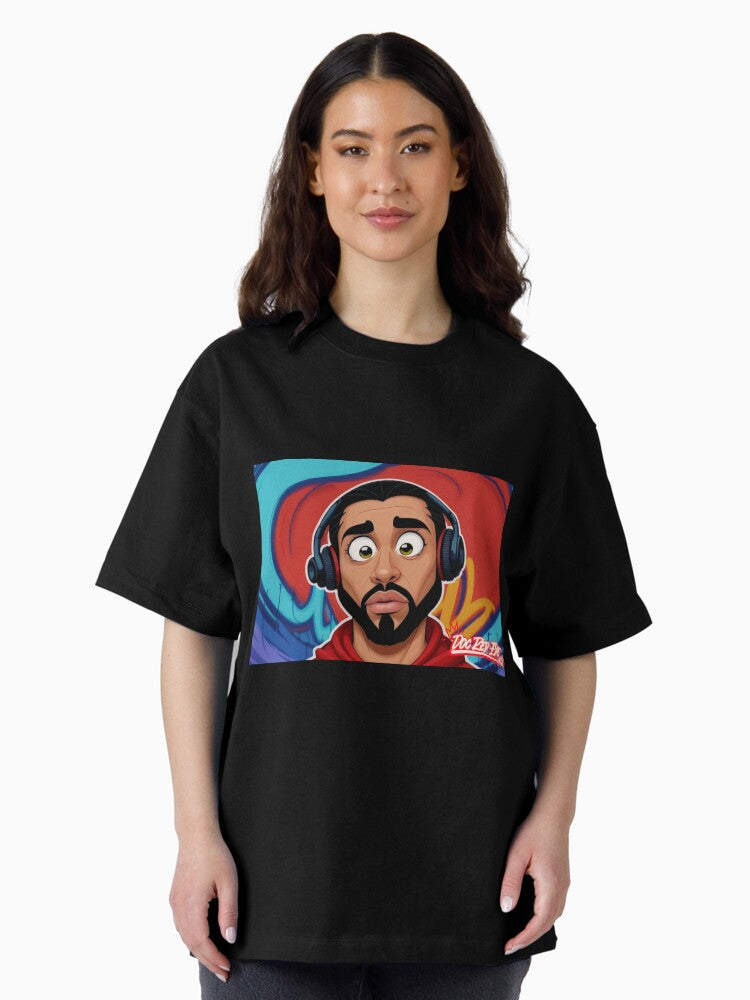 "Run It Back" Doc Red Eye Oversized T-Shirt