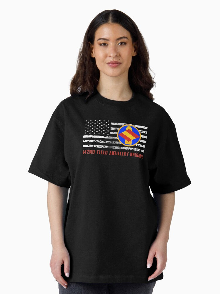 142nd Field Artillery Brigade Oversized T-Shirt