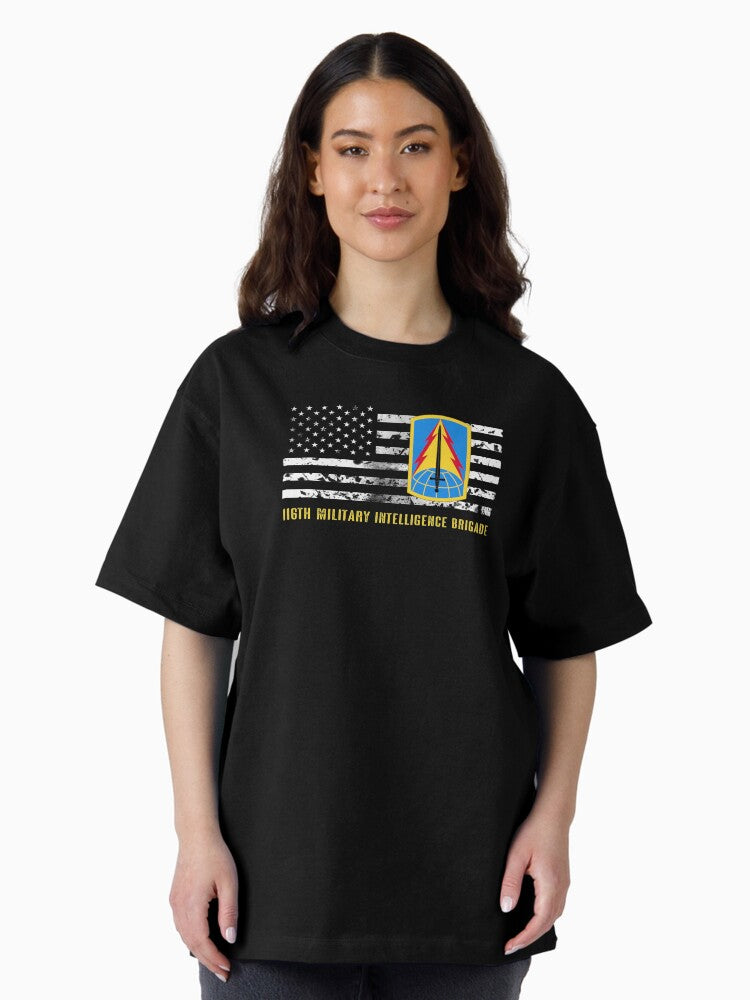 116th Military Intelligence Brigade Oversized T-Shirt