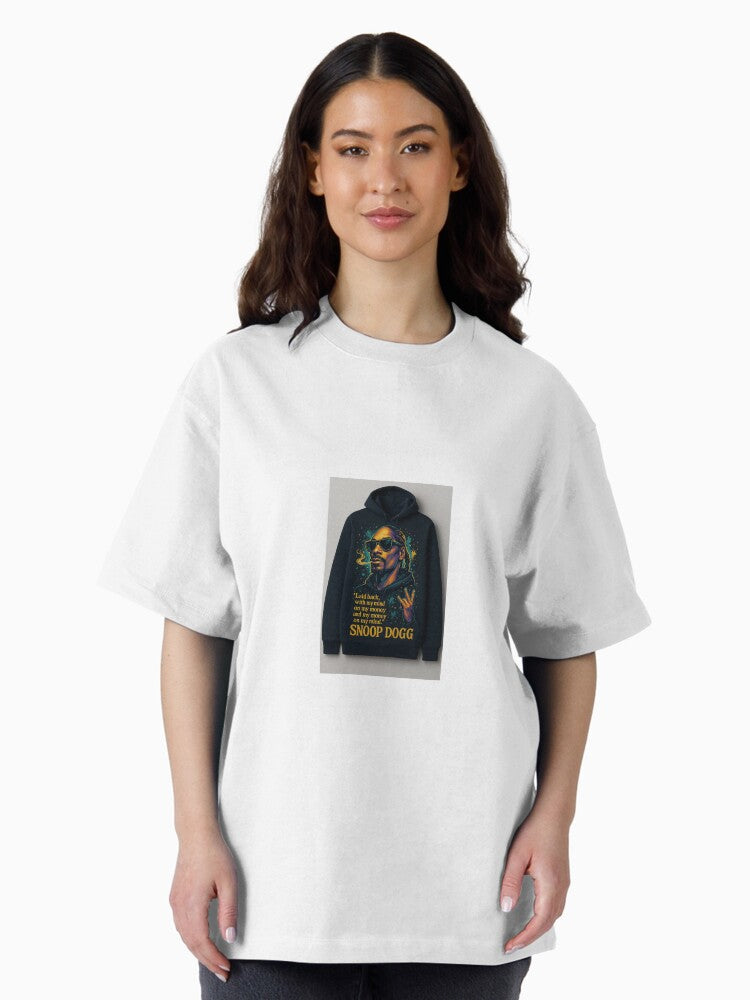 Snoop Dogg West Coast Art Hoodie Oversized T-Shirt