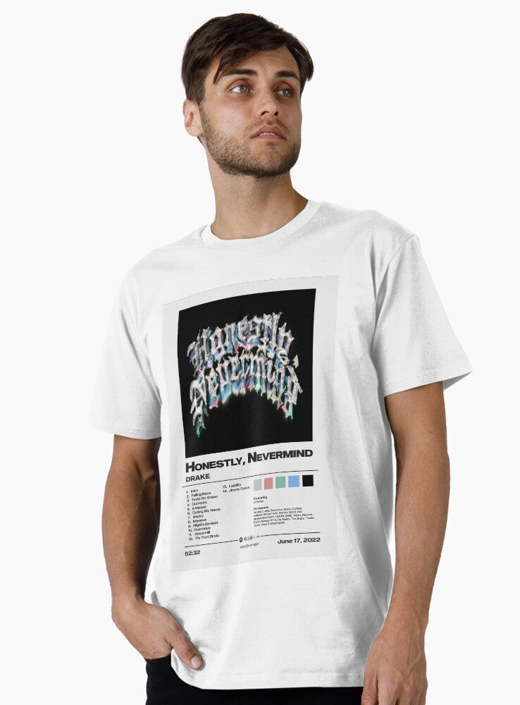 Honestly, Nevermind by Drake Album Poster Premium T-Shirt