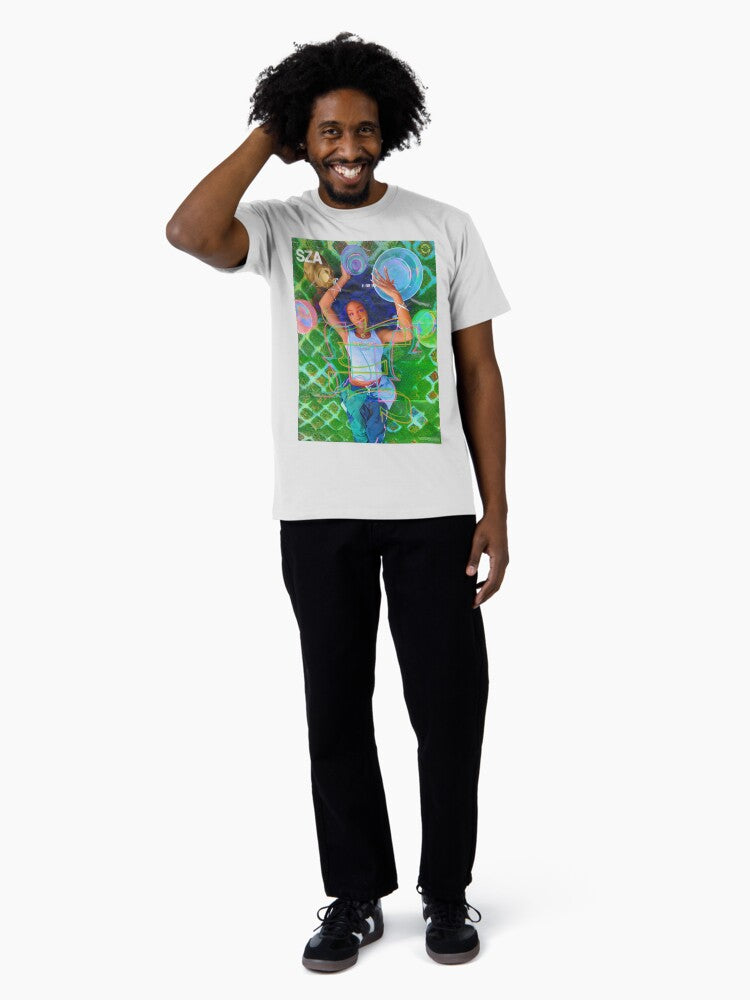 SZA SATURATED POSTER Premium T-Shirt