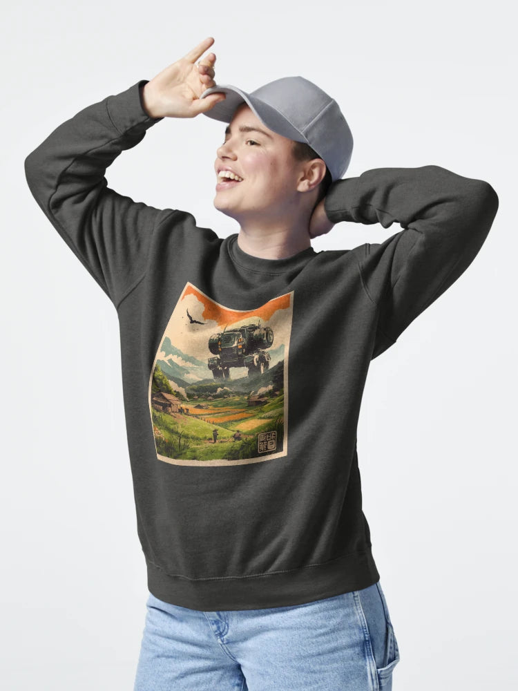 Feudal Mecha Peace Retro Japanese Video Game Art 2 Classic T-Shirt