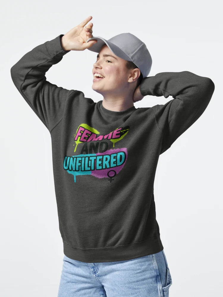 Femme and Unfiltered – Bold Pride Typography Classic T-Shirt