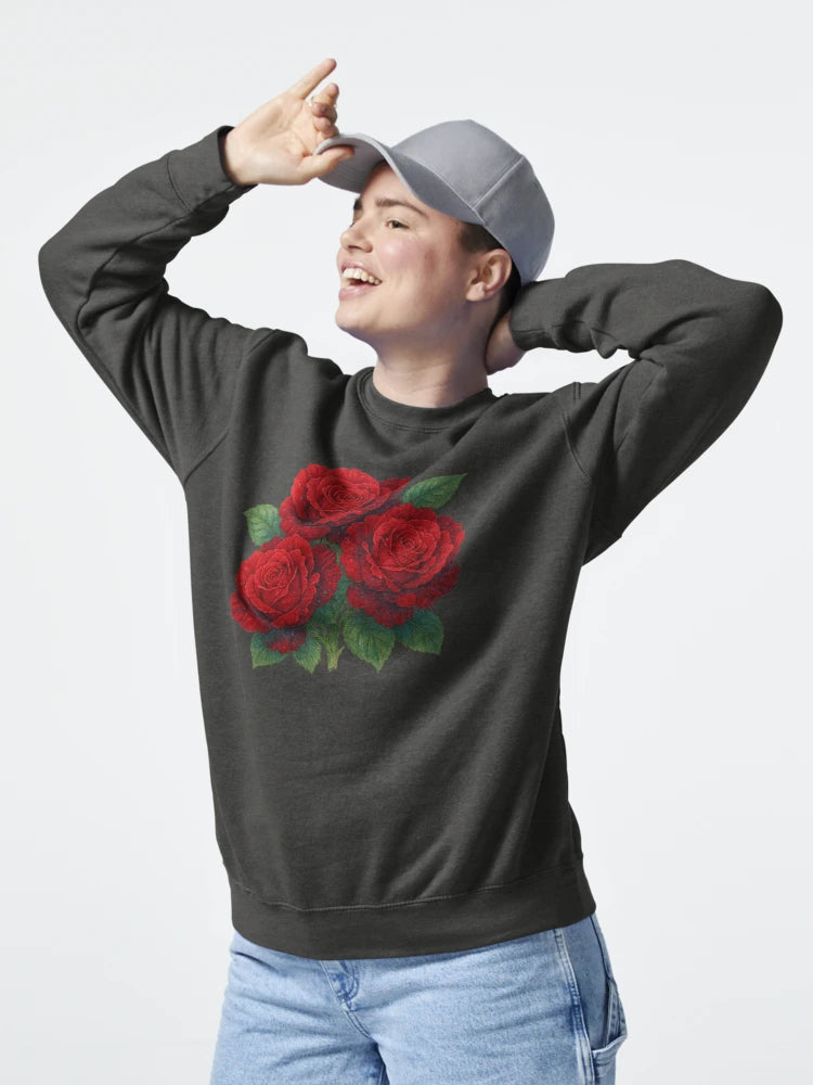 "Red Roses of Power – Eternal Elegance" Classic T-Shirt