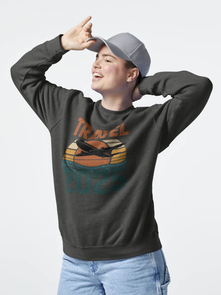 "Travel 2025 Vintage Adventure Poster" Classic T-Shirt