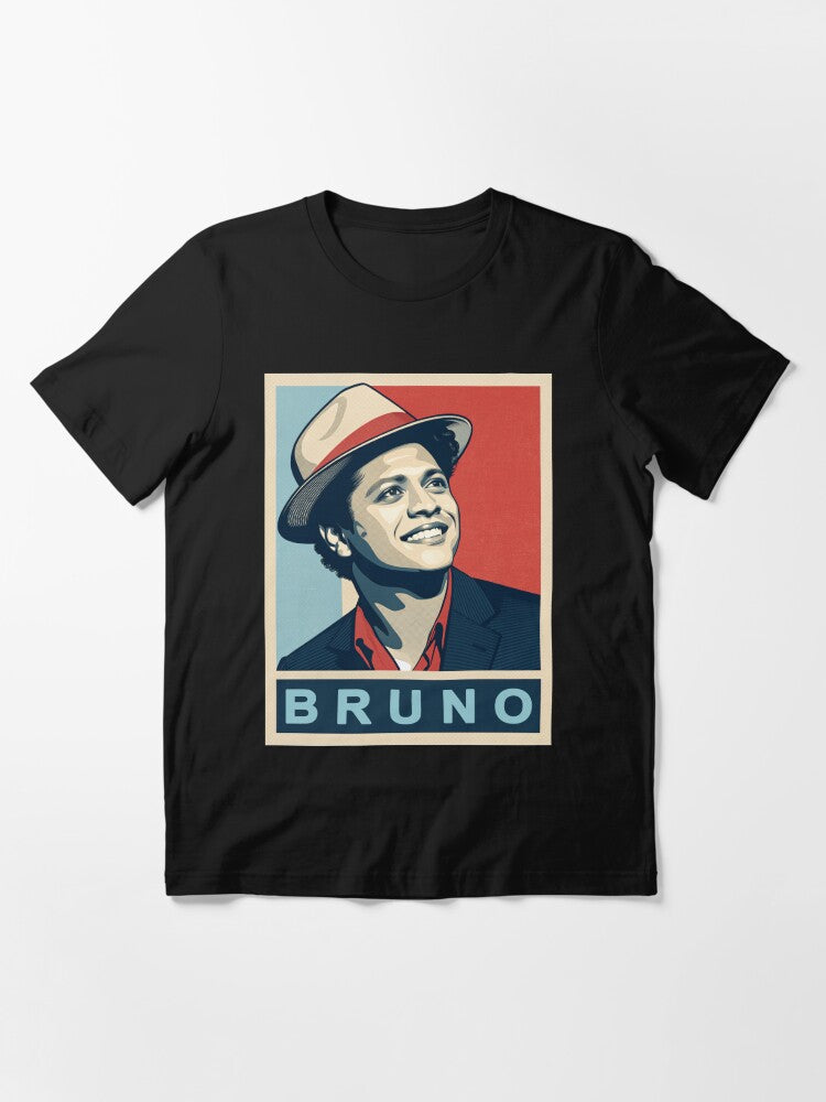 BRUNO — Pop Hope Portrait in Retro Poster Style Essential T-Shirt