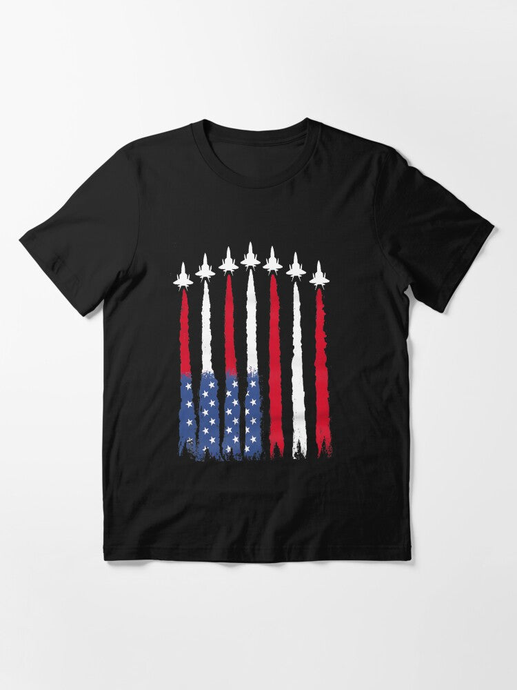 Fighter Jets USA Flag - 4th Of July Essential T-Shirt
