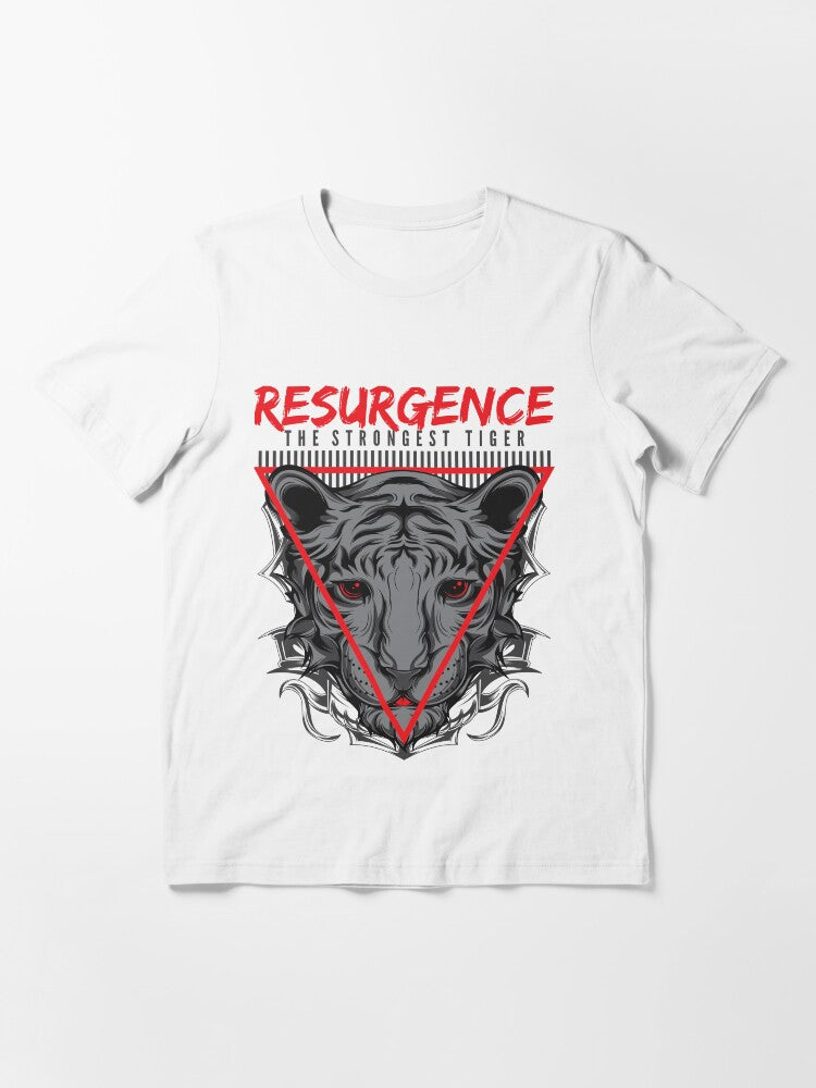 Ferocious Guardian: White Tiger Emblem Essential T-Shirt Style001