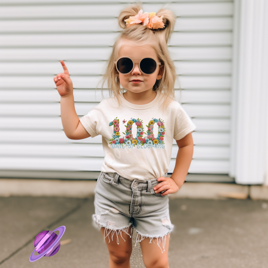 100 DAYS BLOOMING TEE