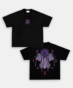 Retro Vintage Death Reaper Seal Uzumaki Naruto Anime Double Printed Short Sleeve Tee Soft Cotton Unisex Mineral Anime Manga T-shirt Gift for Him Gift For Her For Anime Fan, Anime Lover Vintage Y2K Hoodie Sweatshirt