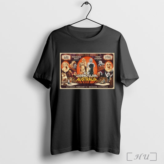 Aew Grand Slam Australia Mariah May Vs Toni Storm Poster Shirt Sweatshirt