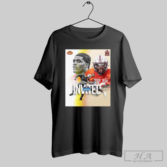 Alabama Am Offensive Lineman Senior Bowl Alum Carson Vinson 2025 Nfl Scouting Combine Poster T Shirt